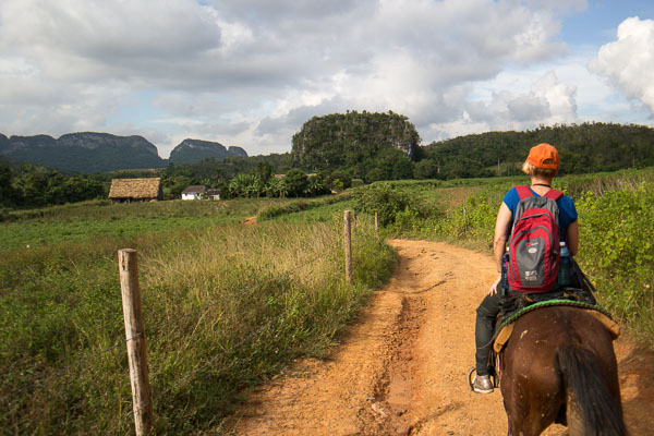 Paard rijden in Vinales 